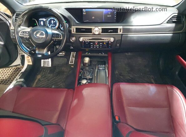 JTHCZ1BL2JA007638 2018 LEXUS GS White Dashboard view