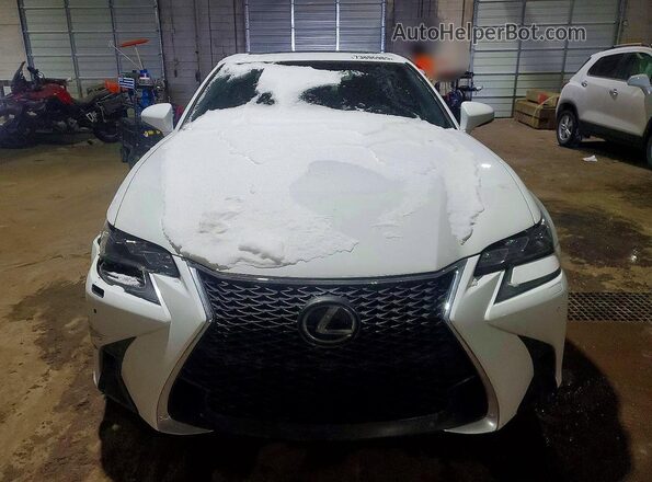 JTHCZ1BL2JA007638 2018 LEXUS GS White Front view