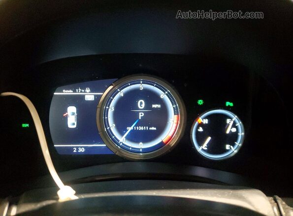 JTHCZ1BL2JA007638 2018 LEXUS GS White Instrument cluster view