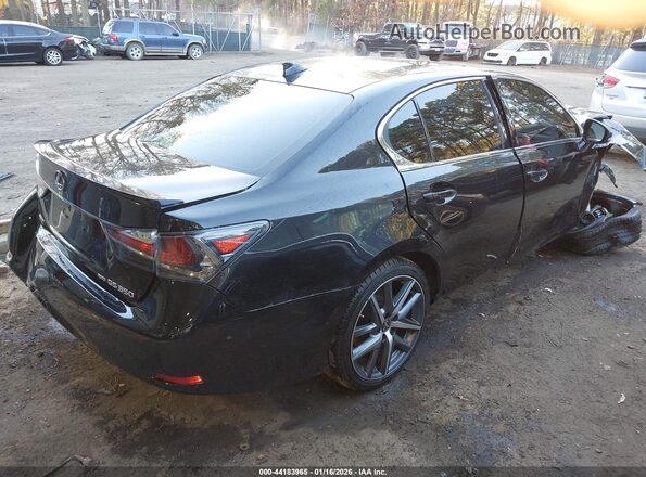 JTHCZ1BL2JA008918 2018 LEXUS GS 350 Black Задня права чверть