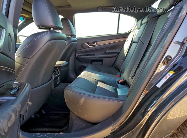 JTHCZ1BL2KA010752 2019 LEXUS GS Черный Вид задних сидений