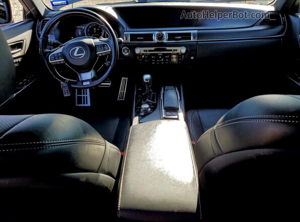 JTHCZ1BL2KA010752 2019 LEXUS GS Черный Вид панели приборов