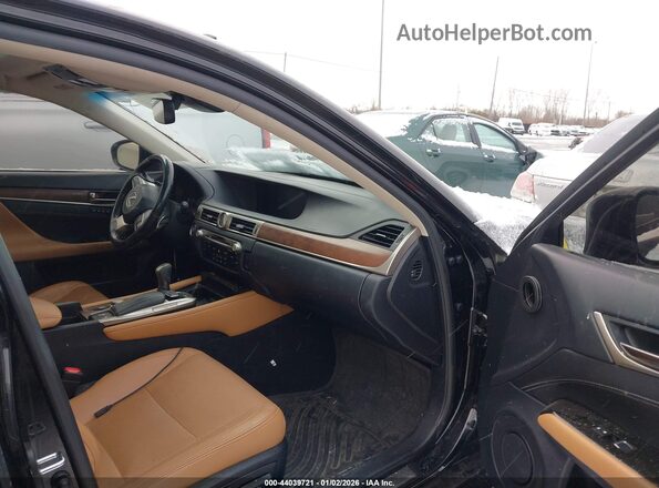 JTHCZ1BL8GA003361 2016 LEXUS GS 350 Black წინა სალონის ხედი