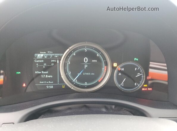 JTHCZ1BL8KA010691 2019 LEXUS GS Серый Вид щитка приборов