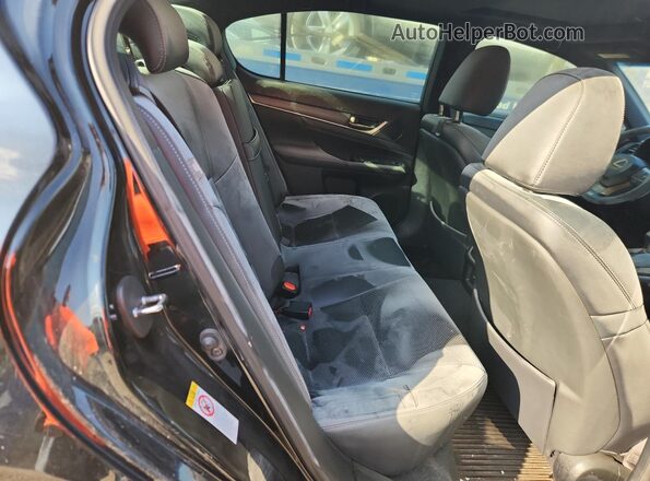 JTHCZ1BL8KA011131 2019 LEXUS GS Black Vista de los asientos traseros