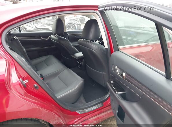 JTHCZ1BL9GA002039 2016 LEXUS GS 350 Red Widok naklejki z numerem VIN