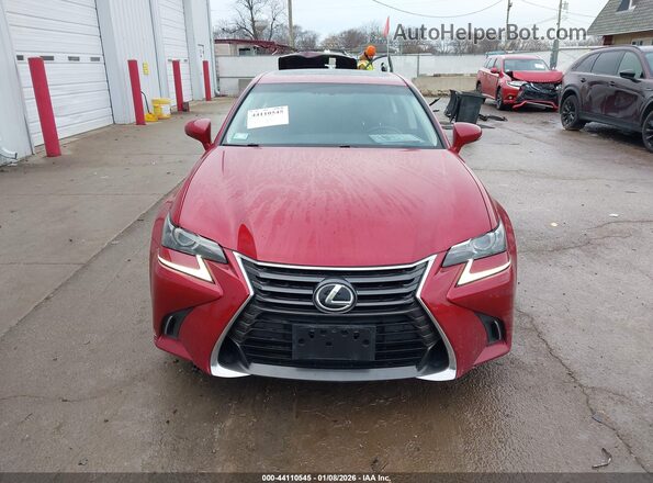 JTHCZ1BL9GA002039 2016 LEXUS GS 350 Red Widok zestawu wskaźników