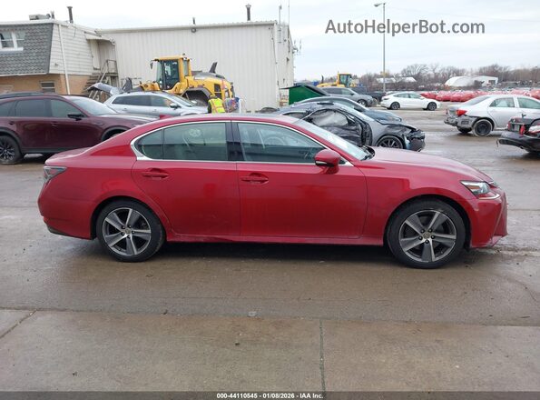 JTHCZ1BL9GA002039 2016 LEXUS GS 350 Red Widok wnętrza z tyłu