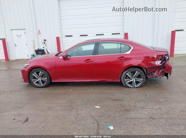 JTHCZ1BL9GA002039 2016 LEXUS GS 350 Red Widok wnętrza 360 stopni