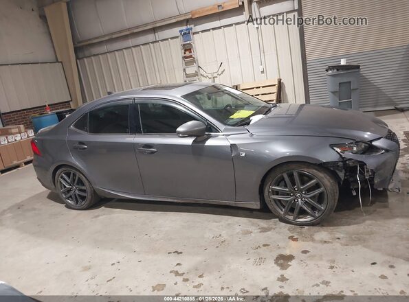JTHCZ1D20J5015590 2018 LEXUS IS 350 Серый Вид задней части салона