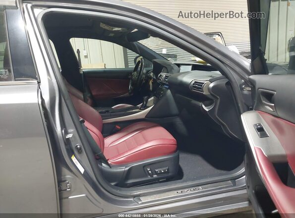 JTHCZ1D20J5015590 2018 LEXUS IS 350 Серый Вид салона спереди