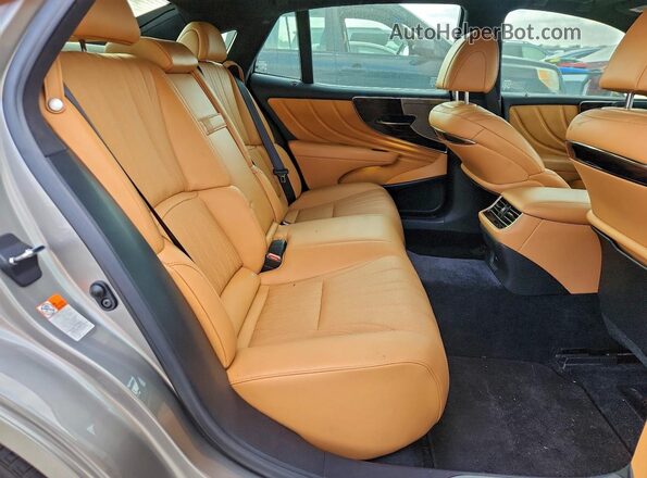 JTHD51FF1M5015182 2021 LEXUS LS Gray Rear seats view