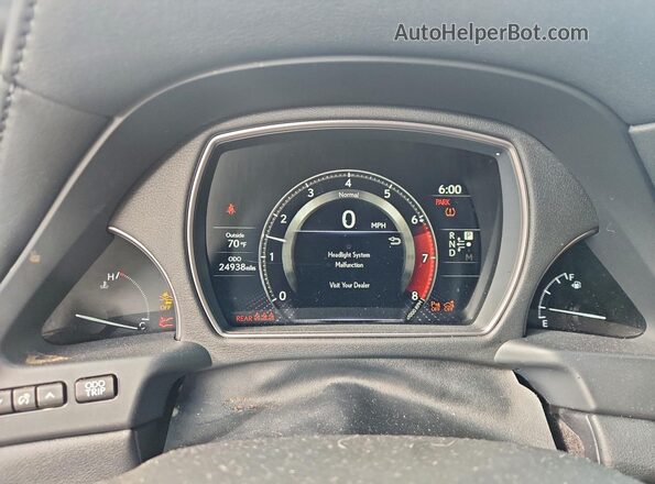 JTHD51FF1M5015182 2021 LEXUS LS Gray Instrument cluster view