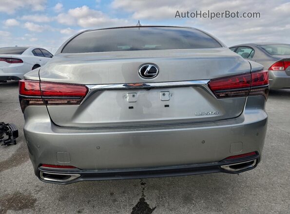 JTHD51FF1M5015182 2021 LEXUS LS Gray Rear view