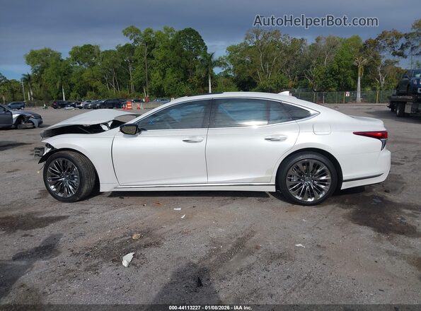 JTHD51FF3L5011097 2020 LEXUS LS 500 White Սալոնի 360 աստիճան տեսք