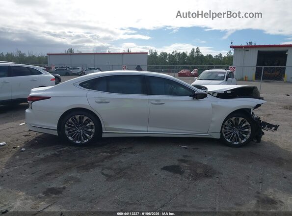 JTHD51FF3L5011097 2020 LEXUS LS 500 White Սալոնի հետևի տեսք