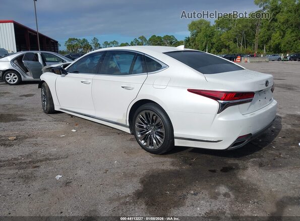 JTHD51FF3L5011097 2020 LEXUS LS 500 White Հետևի ձախ