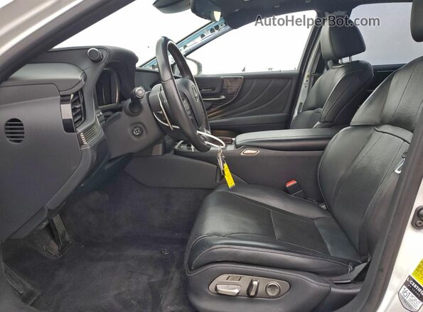 JTHD51FF4L5012274 2020 LEXUS LS White Widok wnętrza z przodu
