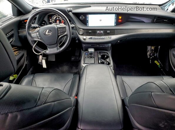 JTHD51FF4L5012274 2020 LEXUS LS White Widok deski rozdzielczej