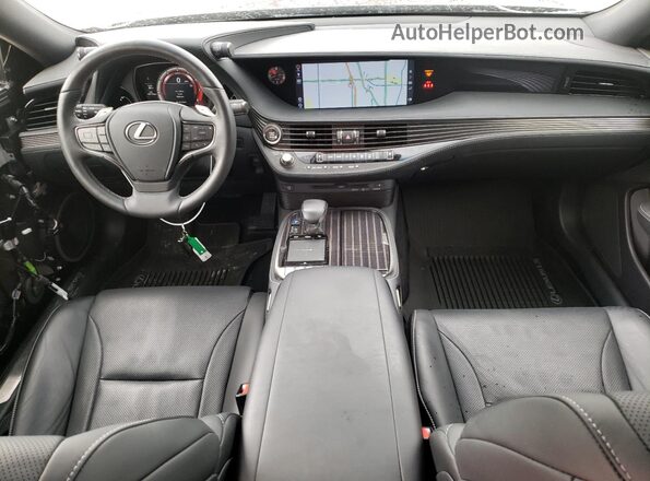 JTHD51GF8L5007917 2020 LEXUS LS Black Առջևի վահանակի տեսք