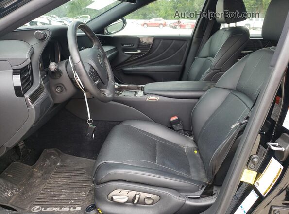 JTHD51GF8L5007917 2020 LEXUS LS Black Սալոնի դիմացի տեսք
