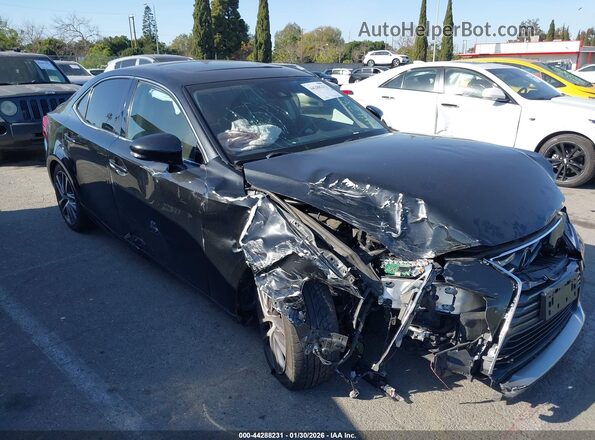 JTHDA1D20L5106454 2020 LEXUS IS 300 Black Widok z przodu