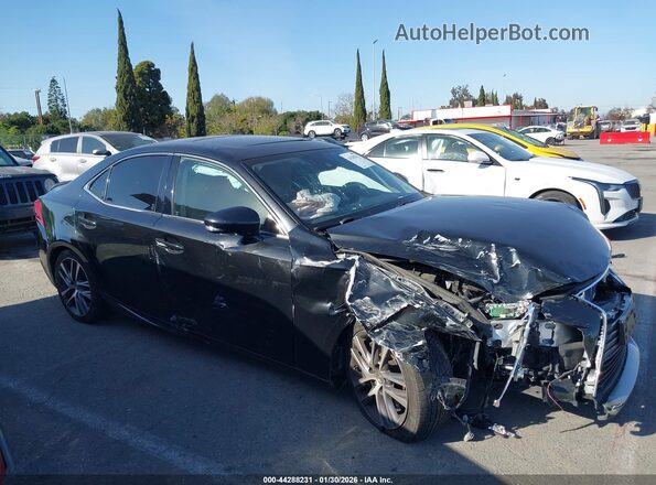 JTHDA1D20L5106454 2020 LEXUS IS 300 Black Widok wnętrza z tyłu