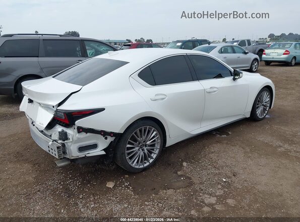 JTHDA1D21P5128078 2023 LEXUS IS 300 White Հետևի աջ