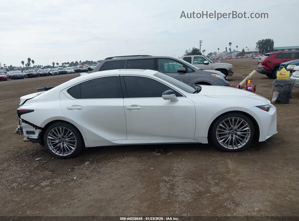 JTHDA1D21P5128078 2023 LEXUS IS 300 White Սալոնի 360 աստիճան տեսք