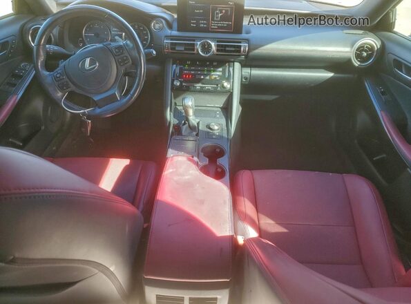 JTHDA1D22N5118446 2022 LEXUS IS Gray Առջևի վահանակի տեսք