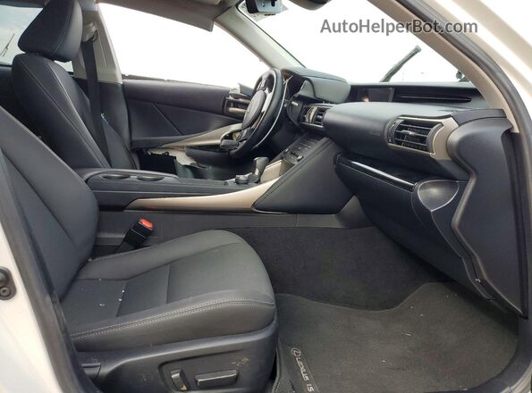 JTHDA1D25L5107325 2020 LEXUS IS Белый Вид салона спереди