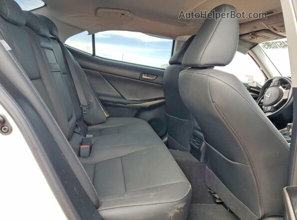 JTHDA1D25L5107325 2020 LEXUS IS Белый Вид задних сидений