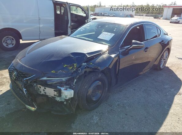JTHDA1D25P5124308 2023 LEXUS IS 300 Black Передня ліва чверть