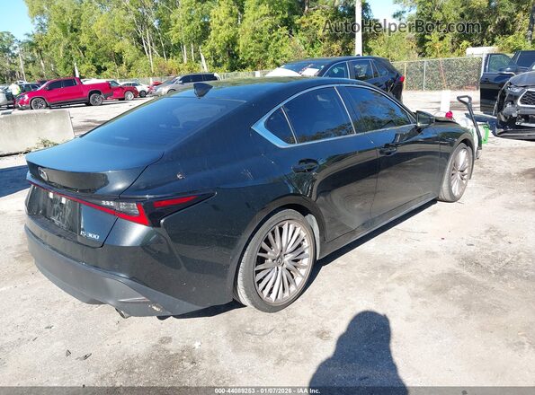 JTHDA1D25P5124308 2023 LEXUS IS 300 Black Задня права чверть