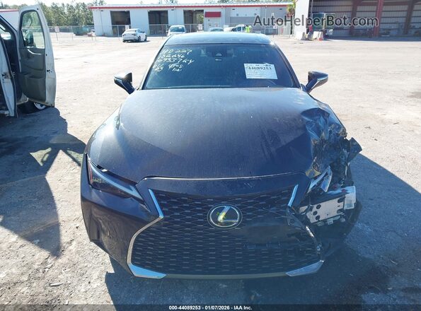 JTHDA1D25P5124308 2023 LEXUS IS 300 Black Вид задньої частини салону