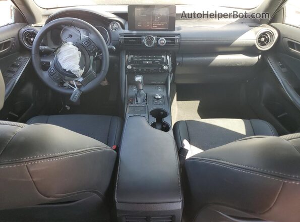 JTHDA1D28P5128286 2023 LEXUS IS White Dashboard view