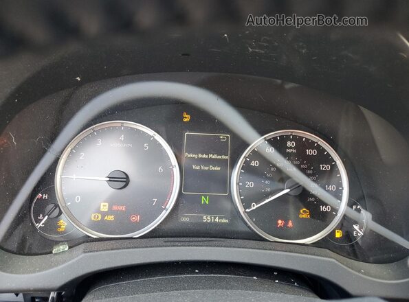 JTHDA1D28P5128286 2023 LEXUS IS White Instrument cluster view