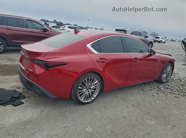 JTHDA1D28R5130607 2024 LEXUS IS Red Задня права чверть