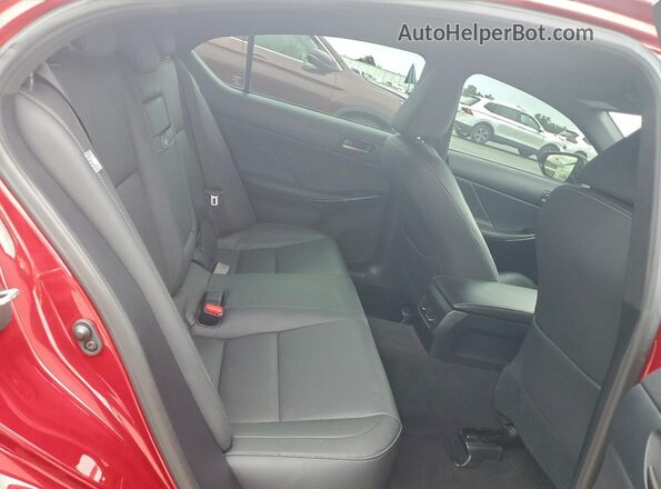 JTHDA1D28R5130607 2024 LEXUS IS Red Вид задніх сидінь
