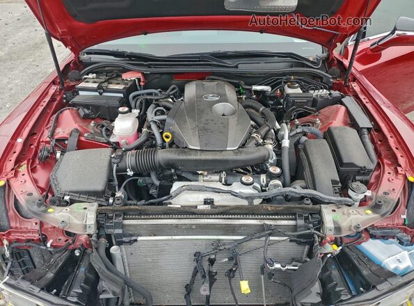 JTHDA1D28R5130607 2024 LEXUS IS Red Вид задньої частини салону