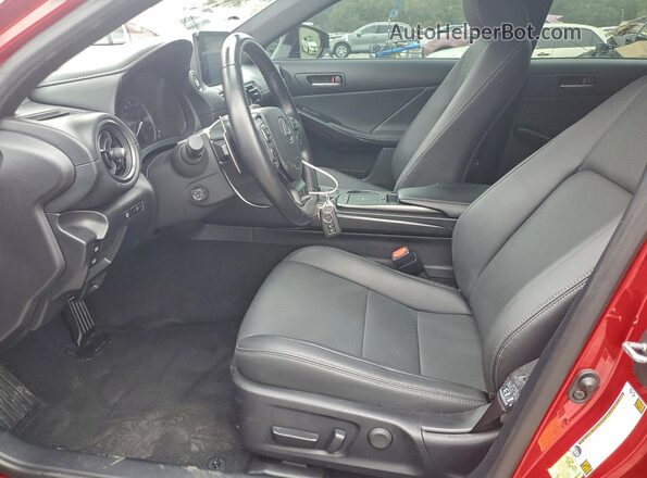JTHDA1D28R5130607 2024 LEXUS IS Red Вид салону спереду