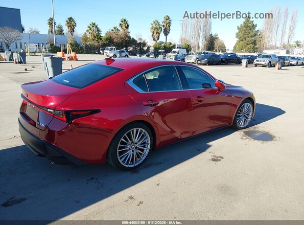 JTHDA1D29N5122574 2022 LEXUS IS 300 Red Trasero derecho