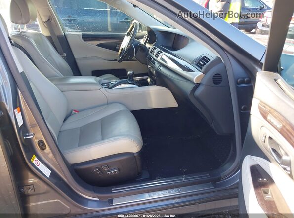 JTHDL5EF8G5007907 2016 LEXUS LS 460 Gray Widok wnętrza z przodu