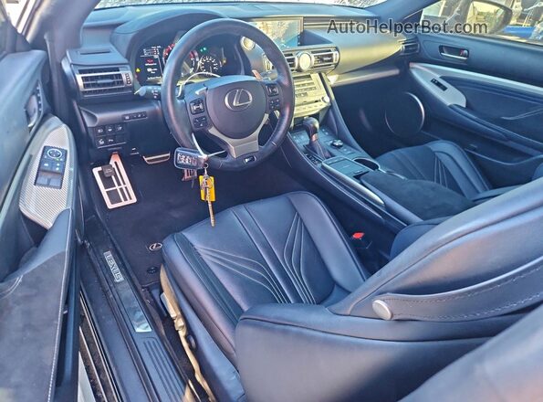 JTHDP5BC1L5007854 2020 LEXUS RC-F Black Вид панелі приладів