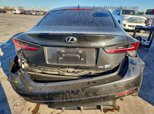 JTHDP5BC1L5007854 2020 LEXUS RC-F Black Вид ззаду