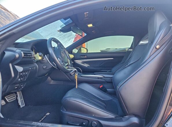 JTHDP5BC1L5007854 2020 LEXUS RC-F Black Вид салону спереду