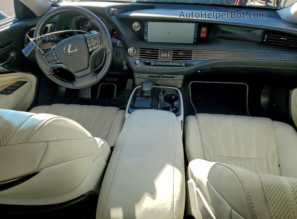 JTHG5LGFXL5007586 2020 LEXUS LS Purple Widok deski rozdzielczej
