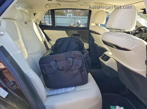 JTHG5LGFXL5007586 2020 LEXUS LS Purple Widok tylnych siedzeń