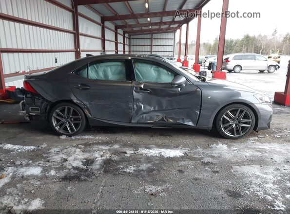 JTHG81F22L5043055 2020 LEXUS IS 300 Gray Widok wnętrza z tyłu