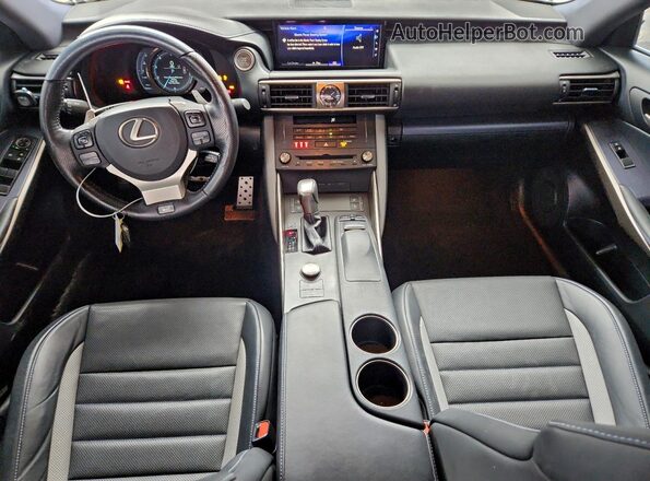 JTHGA1D20L5102174 2020 LEXUS IS Blue Dashboard view